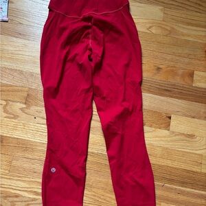 lululemon athletica Red Leggings